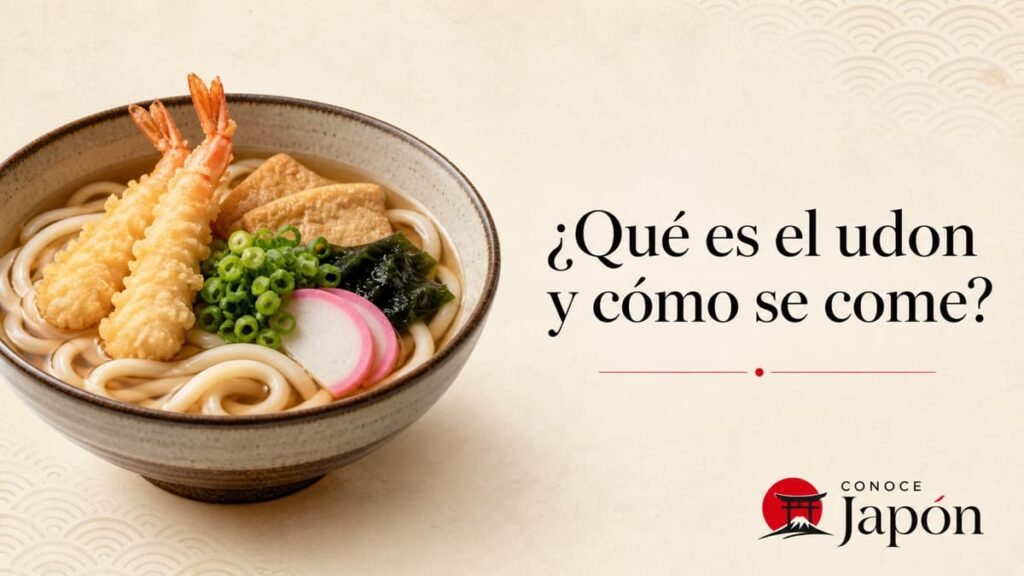¿Qué es el udon y cómo se come?