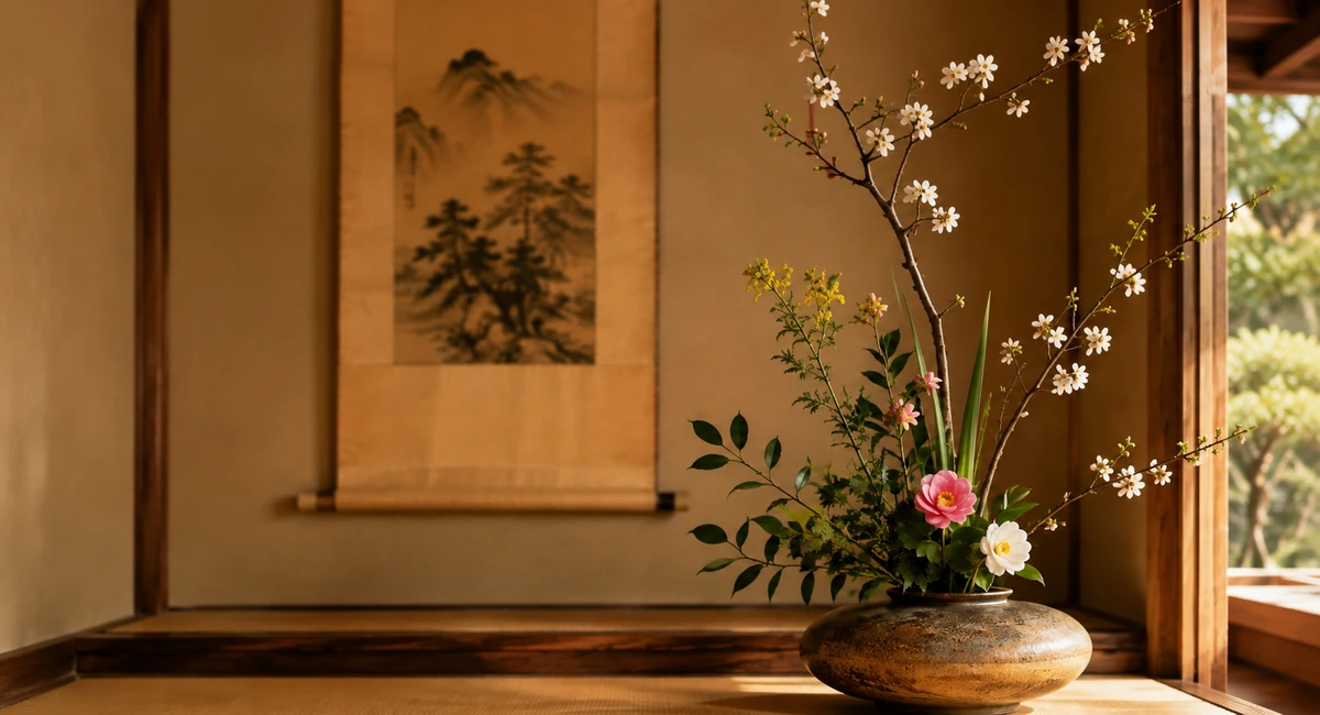 Imagen temática sobre ¿Qué es el ikebana? El arte floral japonés