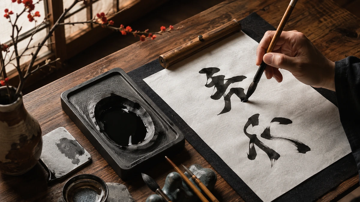 Imagen temática sobre ¿Qué es el shodō? La caligrafía japonesa