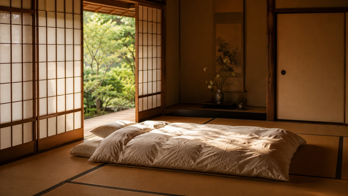 Imagen temática sobre ¿Qué es un futón japonés y cómo se utiliza?