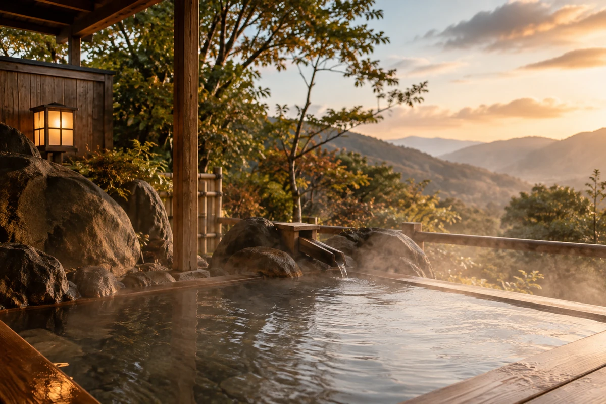 Imagen temática sobre ¿Qué es un onsen japonés y cómo funciona?