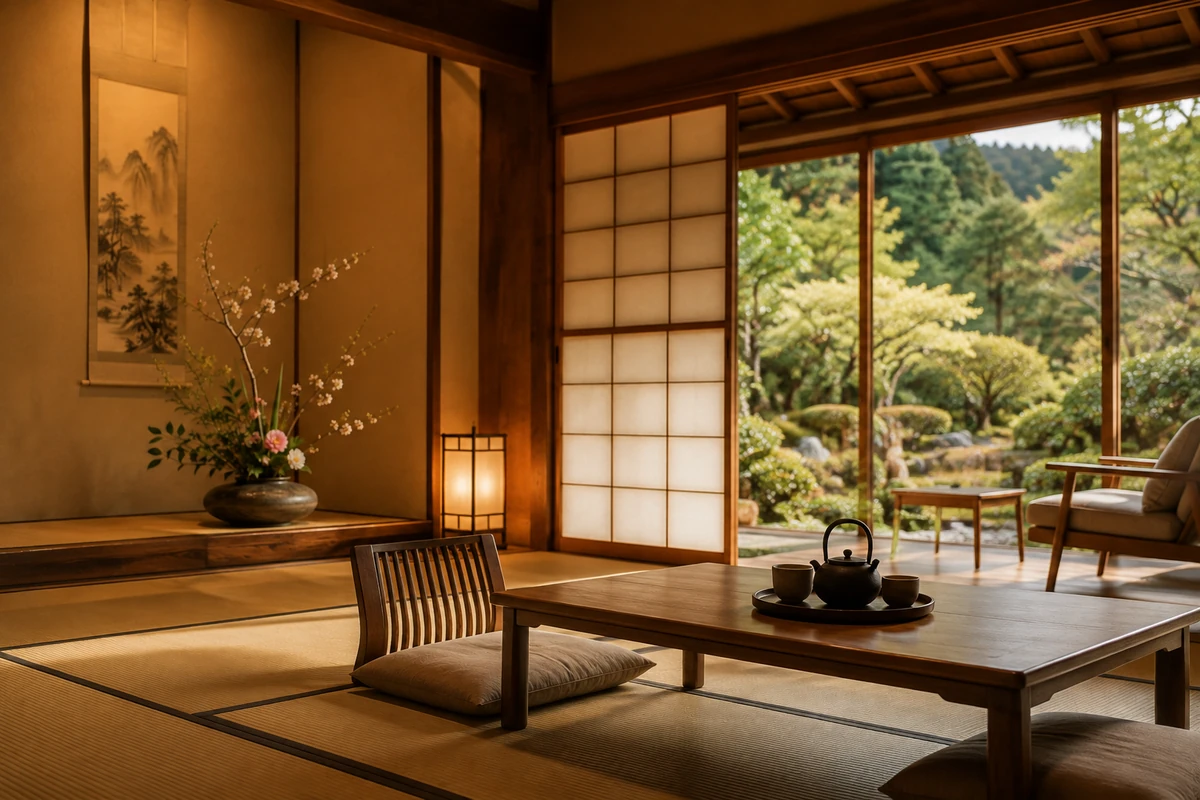 Imagen temática sobre ¿Qué es un ryokan japonés y cómo es alojarse en uno?