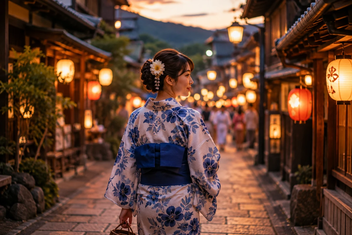 Imagen temática sobre ¿Qué es un yukata japonés y en qué se diferencia del kimono?