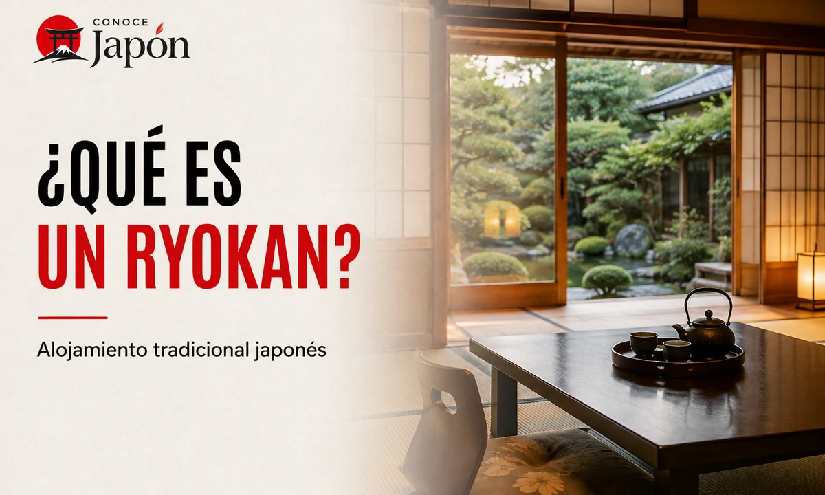 Habitación de un ryokan tradicional japonés